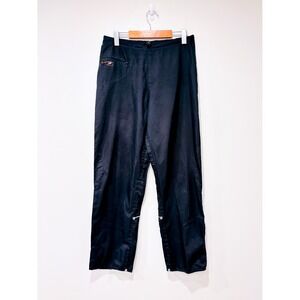 ORAGE Black windbreaker pants | Outdoor waterproof utility | Medium